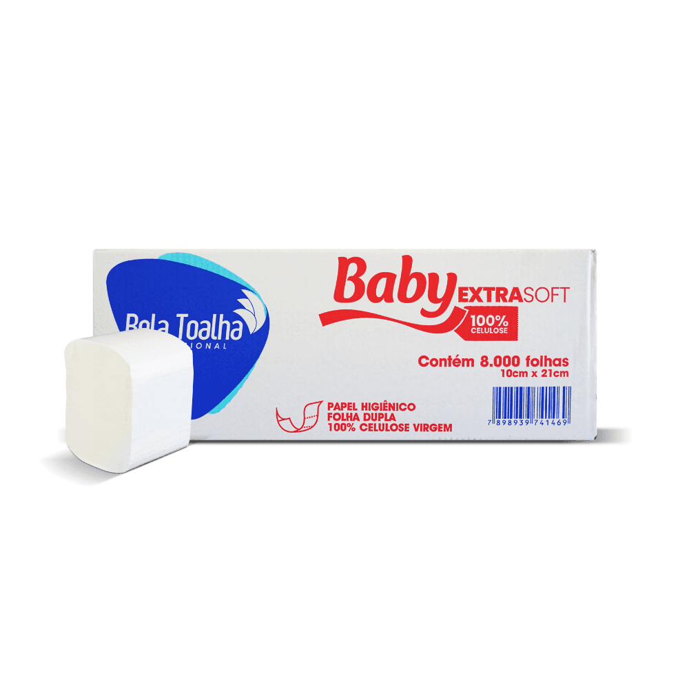 Papel Higiênico Interfolhado Cai-cai 100% Celulose Folha Dupla Extra Soft Baby 8.000 folhas. Categoria Papéis. Subcategoria Papel Higiênico Interfolhado Cai Cai. Marca Baby. Quantidade 8.000 folhas. Casa Limpa em São Paulo, Rua Apinajés 1484, Sumaré.