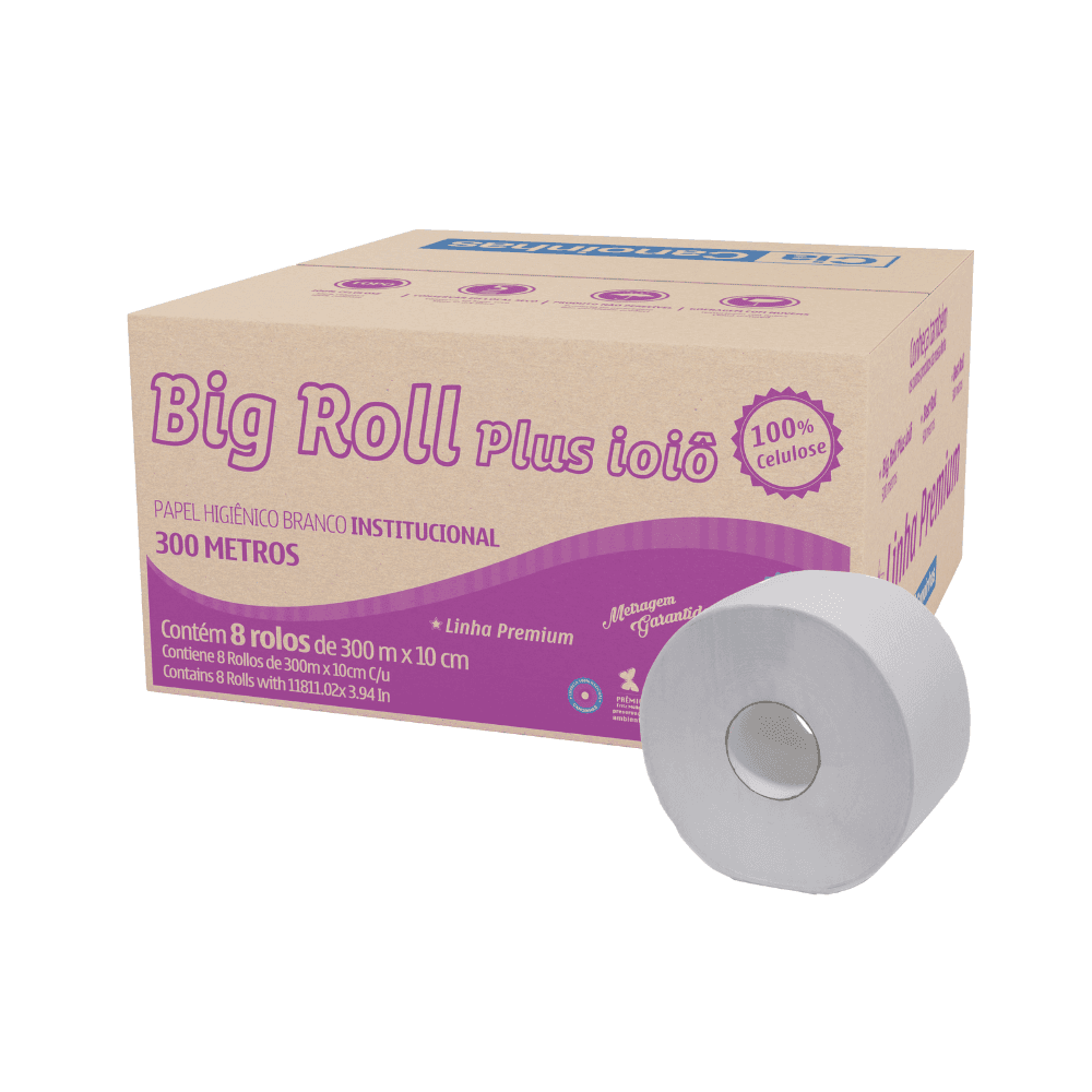 Papel Higiênico Rolão Folha Simples 100% Celulose Big Roll 8 rolos de 300m. Categoria Papéis. Subcategoria Papel Higiênico Rolão. Marca Canoinhas. Quantidade 8 Rolos. Casa Limpa em São Paulo, Rua Apinajés 1484, Sumaré.