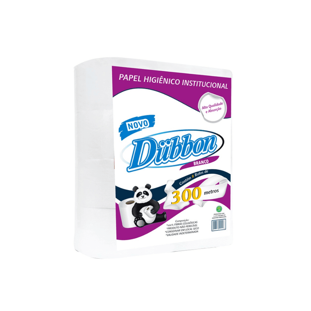 Papel Higiênico Rolão Folha Simples Branco Dubbon 8 rolos de 300m. Categoria Papéis. Subcategoria Papel Higiênico Rolão. Marca Dubbon. Quantidade 8 Rolos. Casa Limpa em São Paulo, Rua Apinajés 1484, Sumaré.