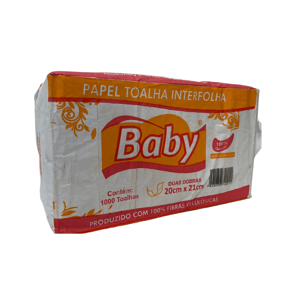 Papel Interfolha 100% celulose 20x21 2 dobras folha simples Baby com 1.000 folhas. Categoria Papéis. Subcategoria Papel Interfolha. Marca Baby. Quantidade 1.000 folhas. Casa Limpa em São Paulo, Rua Apinajés 1484, Sumaré.