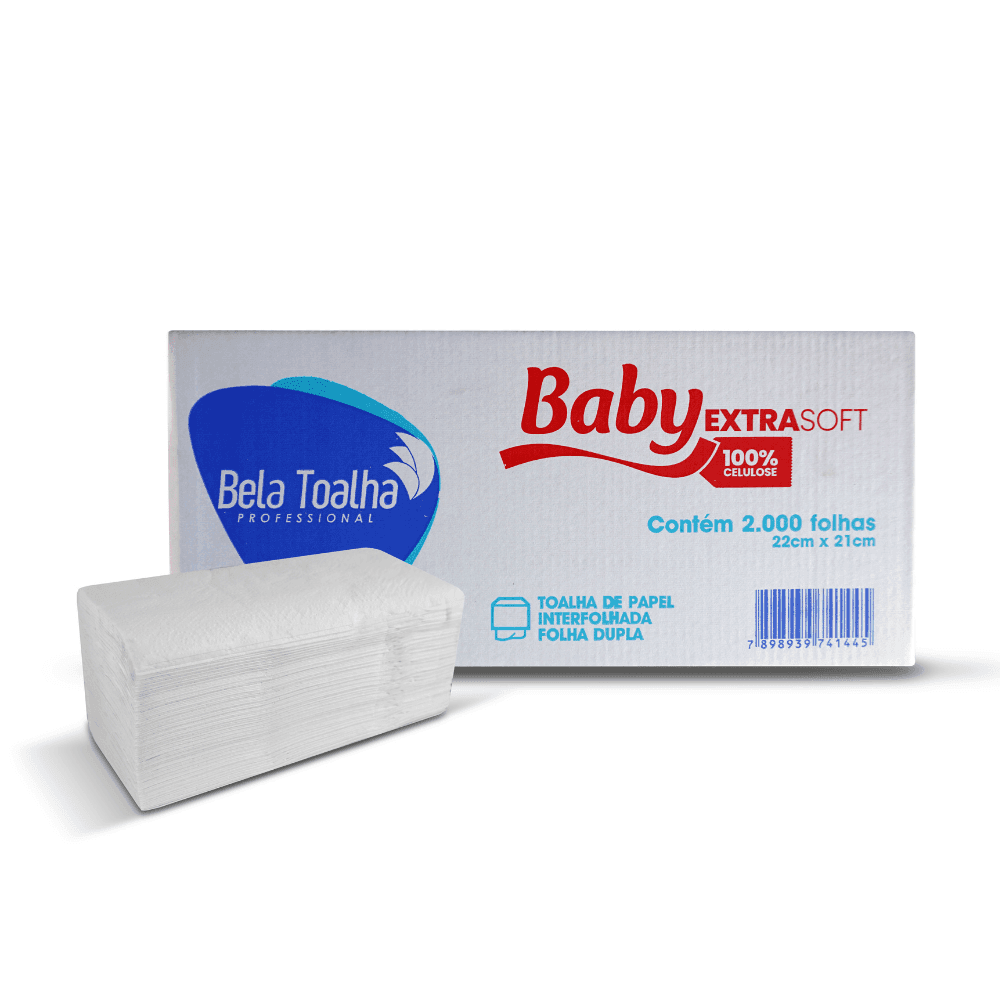 Papel Interfolha 100% Celulose Folha Dupla Baby 2.000 folhas. Categoria Papéis. Subcategoria Papel Interfolha. Marca Baby. Quantidade 2.000 folhas. Casa Limpa em São Paulo, Rua Apinajés 1484, Sumaré.