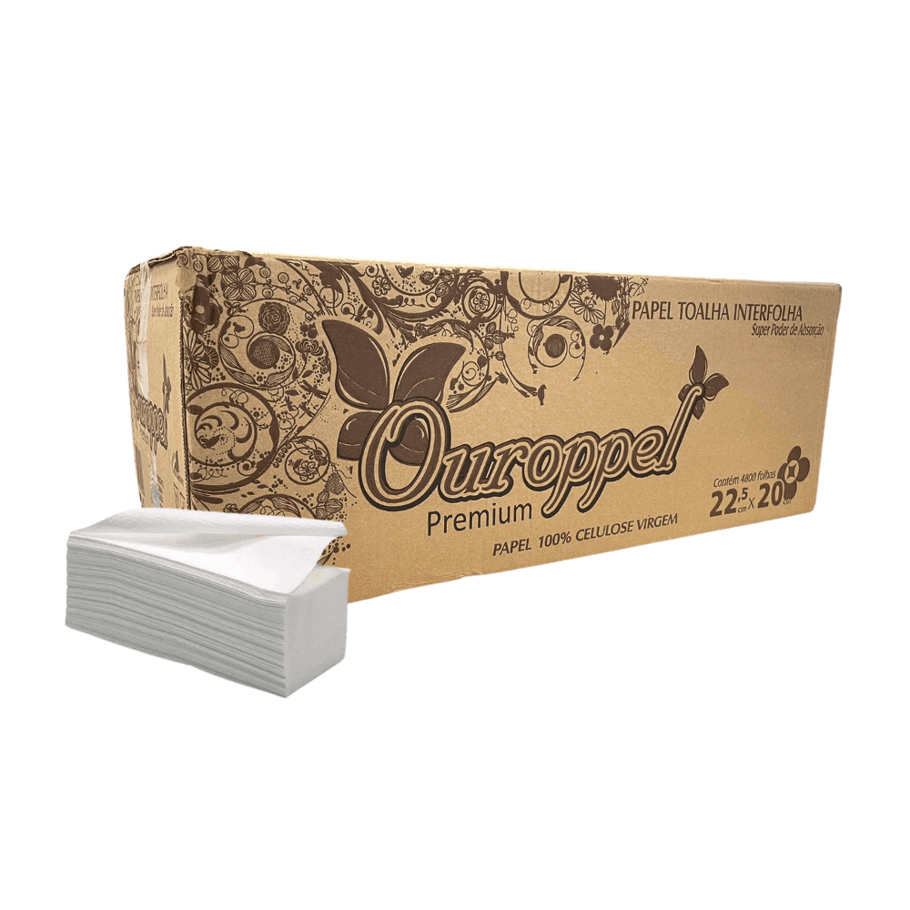 Papel Interfolha 100% Celulose Folha Simples Ouropel 4.800 folhas. Categoria Papéis. Subcategoria Papel Interfolha. Marca Ouroppel. Quantidade 4.800 folhas. Casa Limpa em São Paulo, Rua Apinajés 1484, Sumaré.