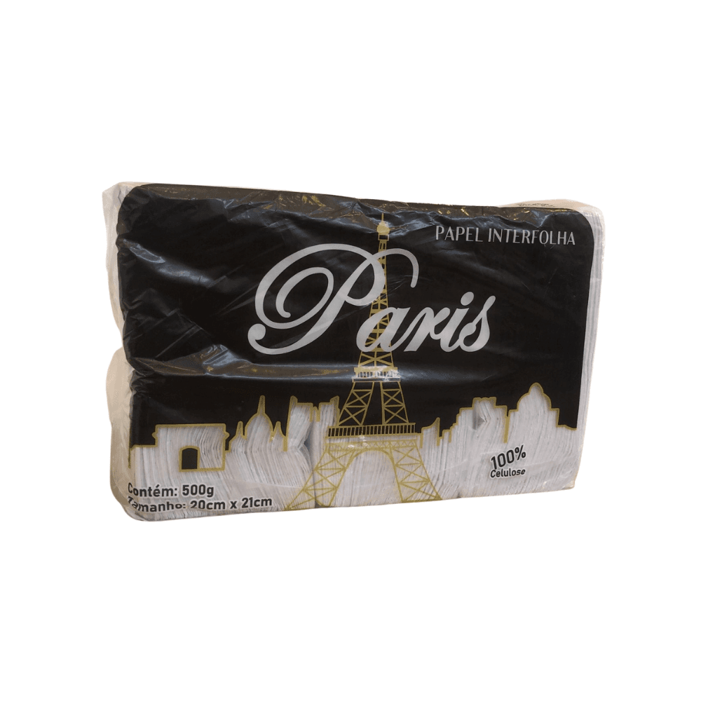 Papel Interfolha 2 Dobras Folhas Simples 100% Celulose Paris 500g. Categoria Papéis. Subcategoria Papel Interfolha. Marca Paris. Quantidade 1. Casa Limpa em São Paulo, Rua Apinajés 1484, Sumaré.