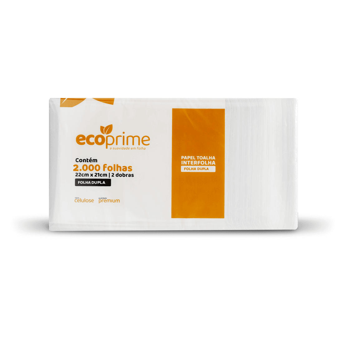Papel Interfolha Ecoprime C/ 2000 Folhas de 2 Dobras Folha Dupla. Categoria Papéis. Subcategoria Papel Interfolha. Marca Ecoprime. Quantidade 2000 Folhas . Casa Limpa em São Paulo, Rua Apinajés 1484, Sumaré.
