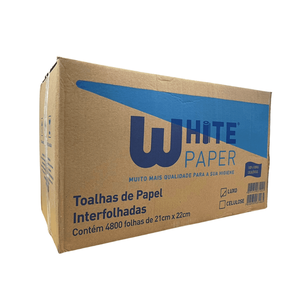 Papel Interfolha Luxo 2 Dobras White Paper 4.800 folhas. Categoria Papéis. Subcategoria Papel Interfolha. Marca Whitpaper. Quantidade 4.8000 folhas. Casa Limpa em São Paulo, Rua Apinajés 1484, Sumaré.