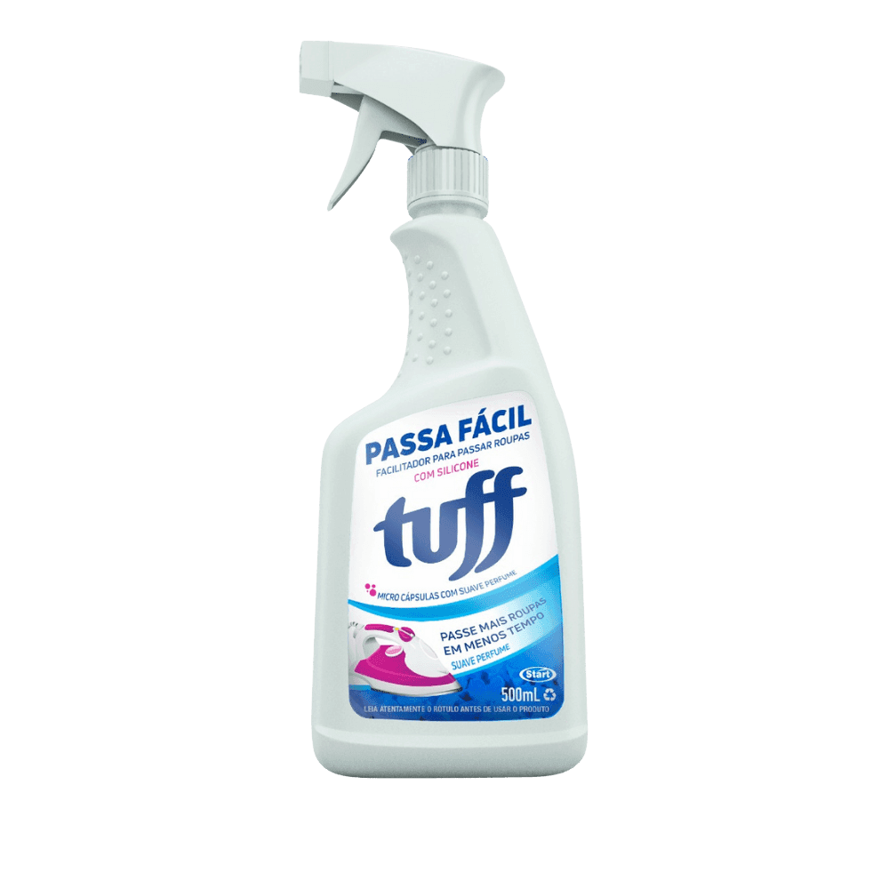 Passa Fácil Tuff Spray 500ml. Categoria Produtos de Limpeza. Subcategoria Amaciante. Marca Start. Quantidade 500ml. Casa Limpa em São Paulo, Rua Apinajés 1484, Sumaré.