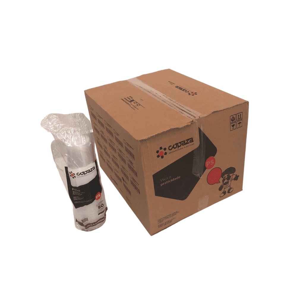 Pote 500ml Liso Translúcido P-08 Copaza 1.000 unidades. Categoria Descartáveis e Embalagens. Subcategoria Potes Descartáveis. Marca Copaza. Quantidade 1000. Casa Limpa em São Paulo, Rua Apinajés 1484, Sumaré.