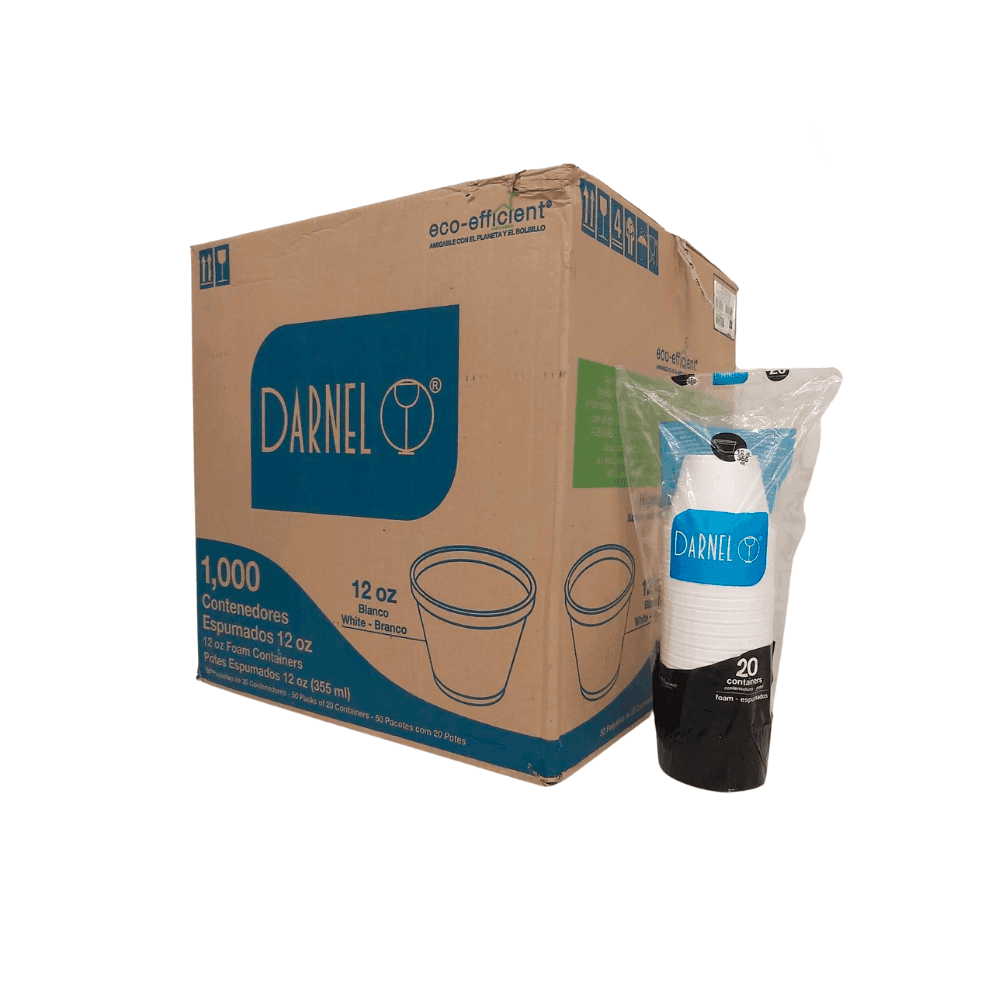 Pote de Isopor 355ml Darnel 1.000 unidades. Categoria Descartáveis e Embalagens. Subcategoria Potes Descartáveis. Marca Darnel. Quantidade 1000. Casa Limpa em São Paulo, Rua Apinajés 1484, Sumaré.