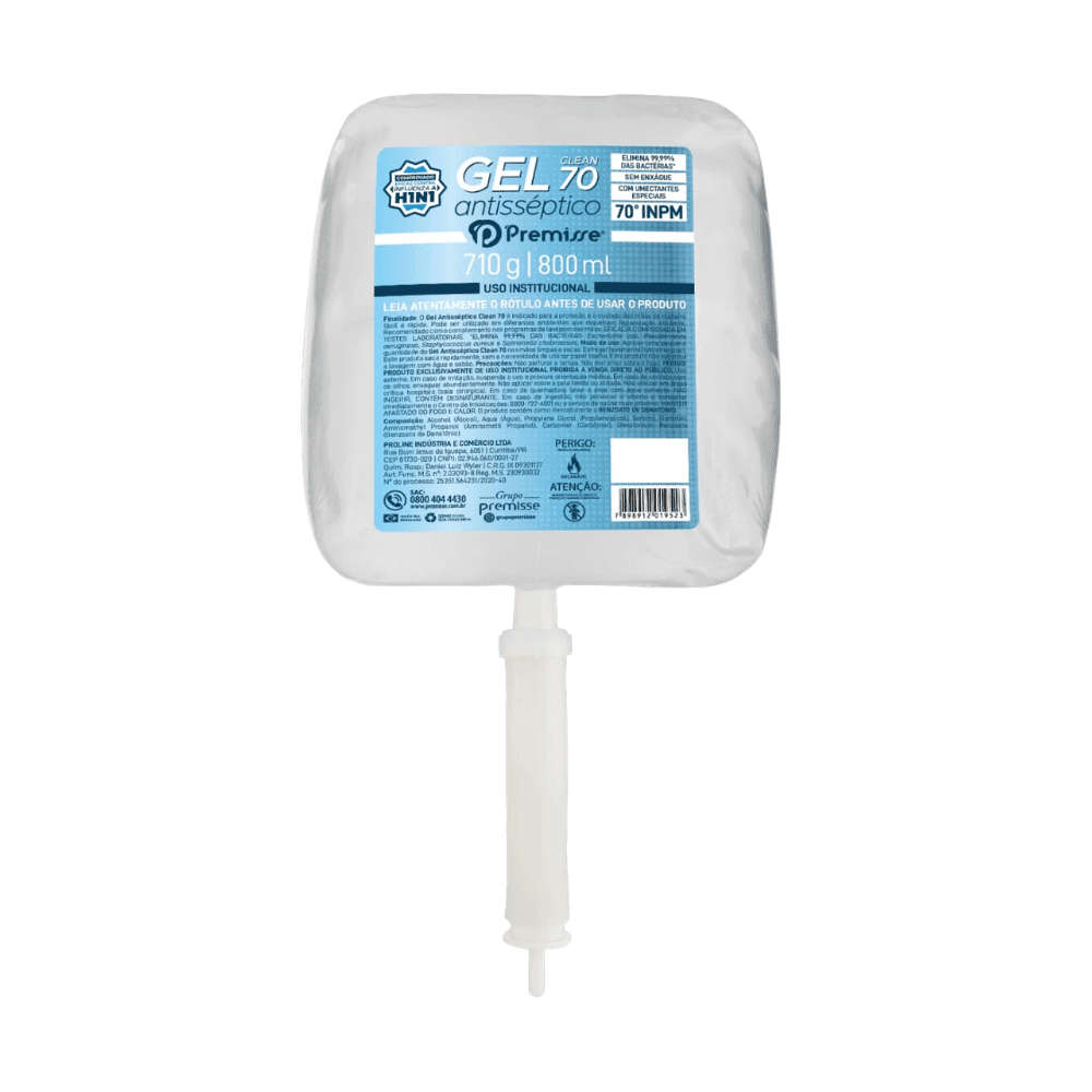 Refil Álcool em Gel Clean Premisse 800ml. Categoria Higiene e Cuidados. Subcategoria Álcool em Gel. Marca Premisse. Quantidade 800ml. Casa Limpa em São Paulo, Rua Apinajés 1484, Sumaré.