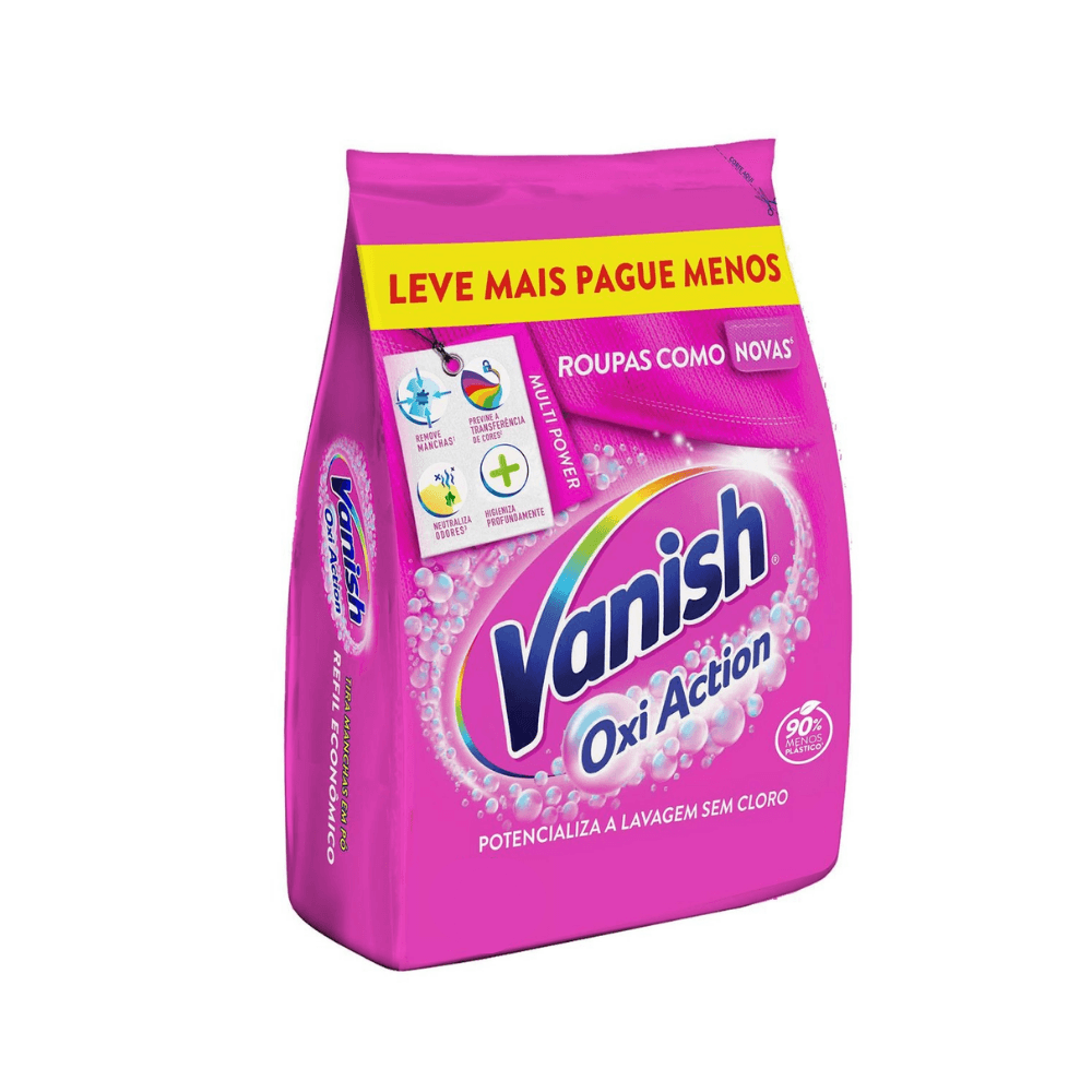 Refil Alvejante Tira Manchas em Pó Vanish Oxi Action Multi Power 400g Indicado para Roupas Brancas e Coloridas. Categoria Produtos de Limpeza. Subcategoria Alvejante. Marca Vanish. Quantidade 400g. Casa Limpa em São Paulo, Rua Apinajés 1484, Sumaré.