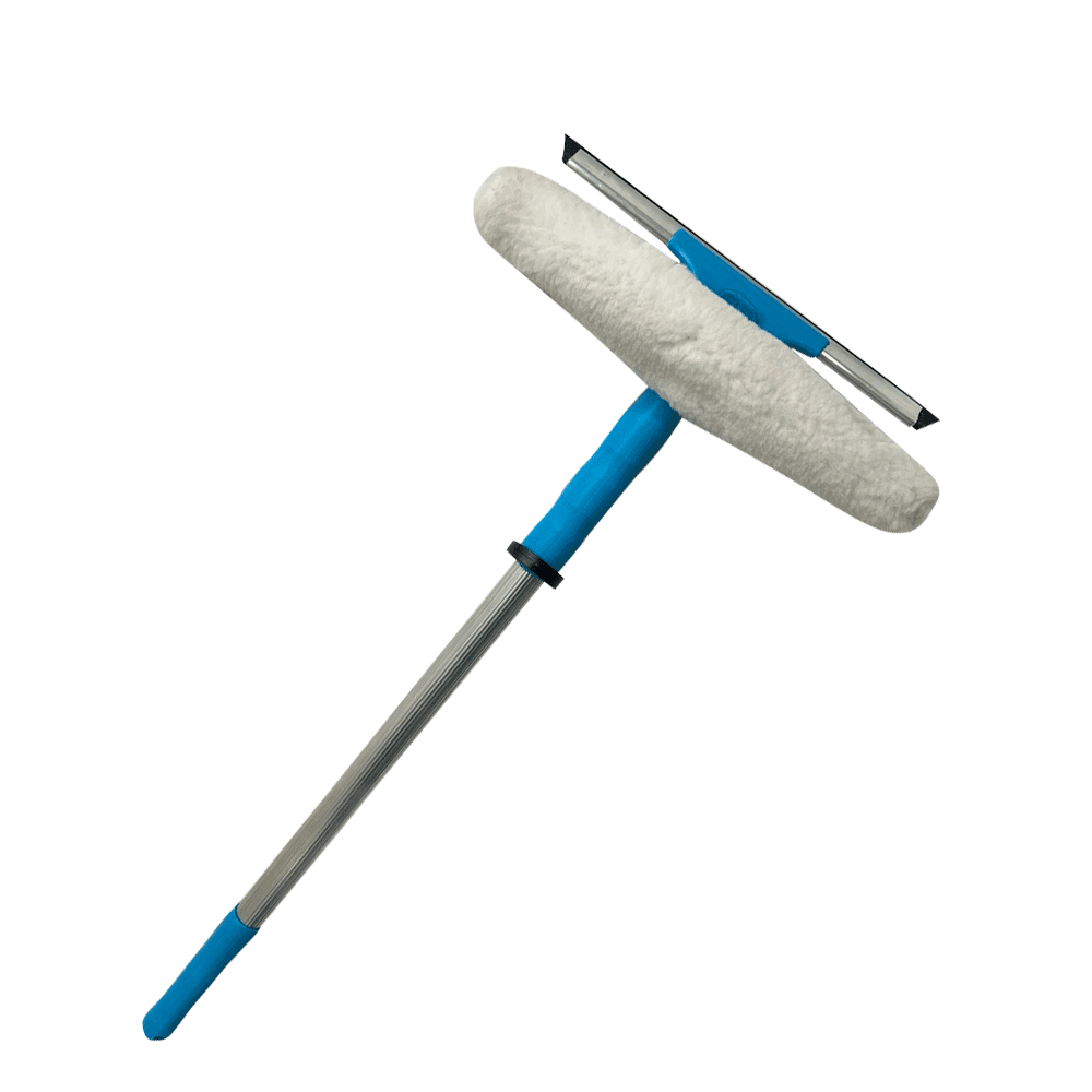 Rodo Combinado 25cm com Cabo Moppita para Limpeza de Vidros