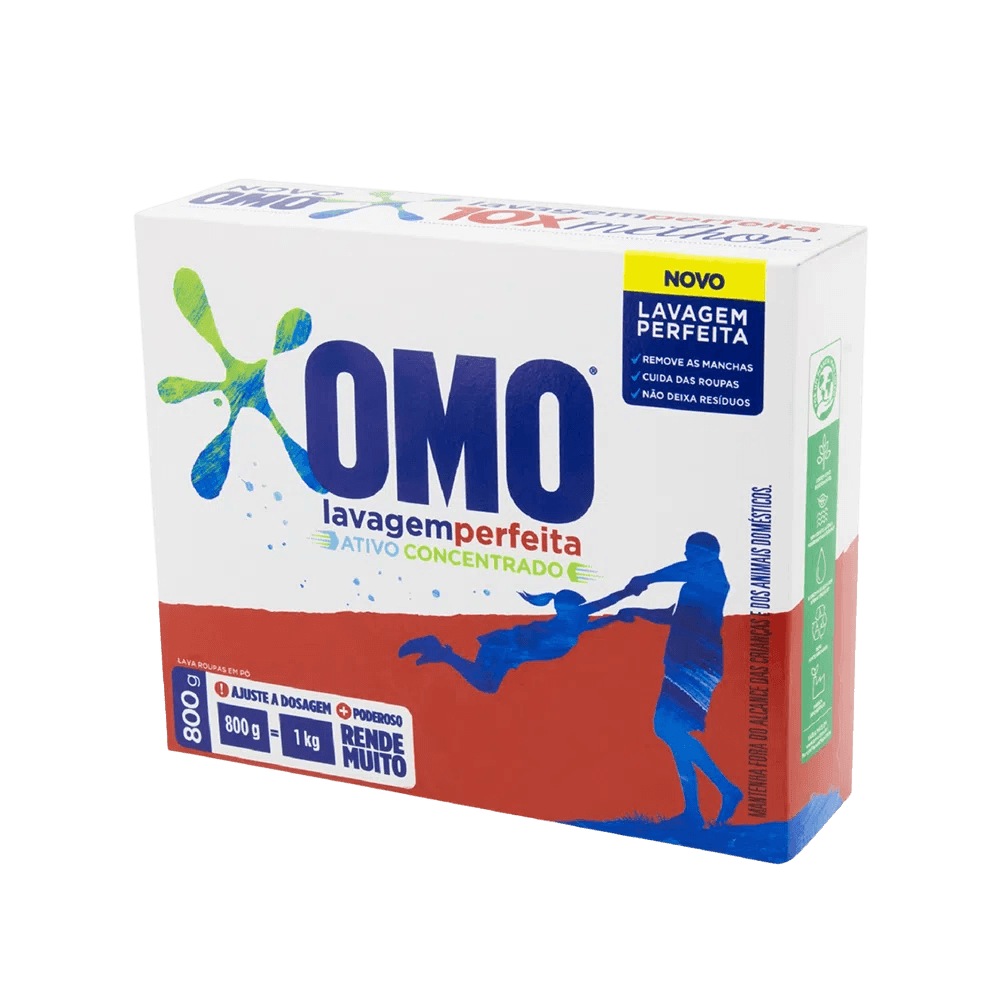 Sabão em Pó Lavagem Perfeita Omo 800g. Categoria Produtos de Limpeza. Subcategoria Sabão. Marca Omo. Quantidade 800g. Casa Limpa em São Paulo, Rua Apinajés 1484, Sumaré.