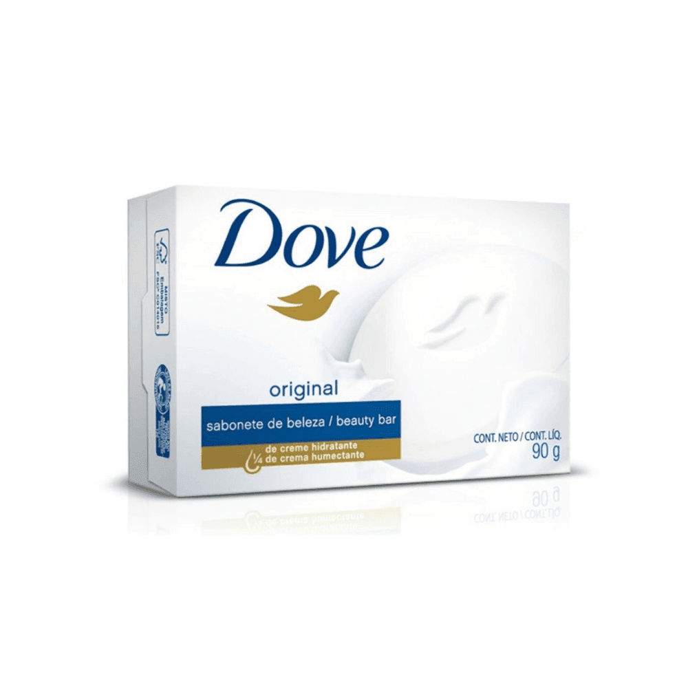 Sabonete Dove Original 90g 12 unidades. Categoria Higiene e Cuidados. Subcategoria Sabonetes. Marca Dove. Quantidade 90g. Casa Limpa em São Paulo, Rua Apinajés 1484, Sumaré.