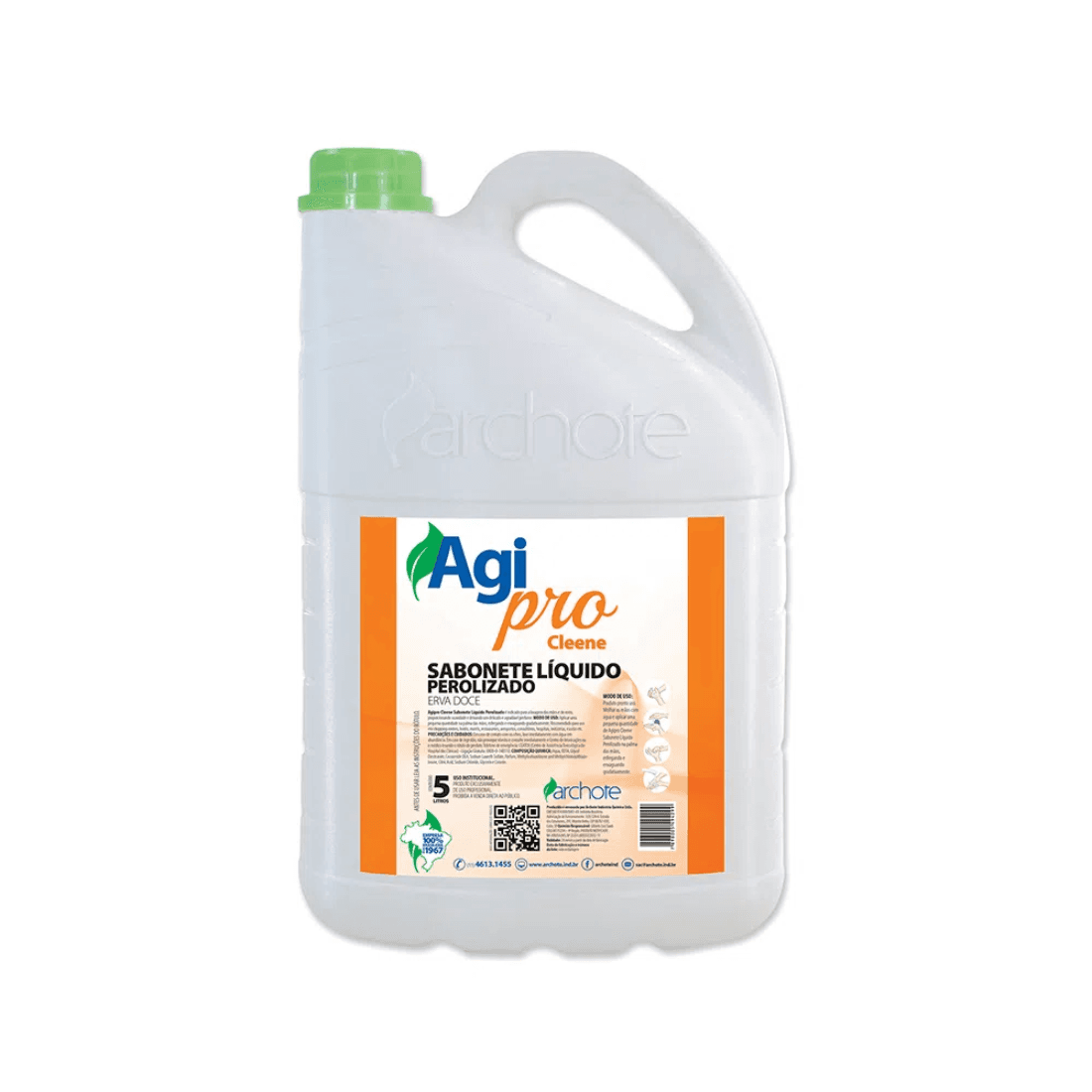 Sabonete Líquido Erva Doce Perolado Cleene Agi Pro 5L. Categoria Higiene e Cuidados. Subcategoria Sabonetes. Marca Agifácil. Quantidade 5L. Casa Limpa em São Paulo, Rua Apinajés 1484, Sumaré.