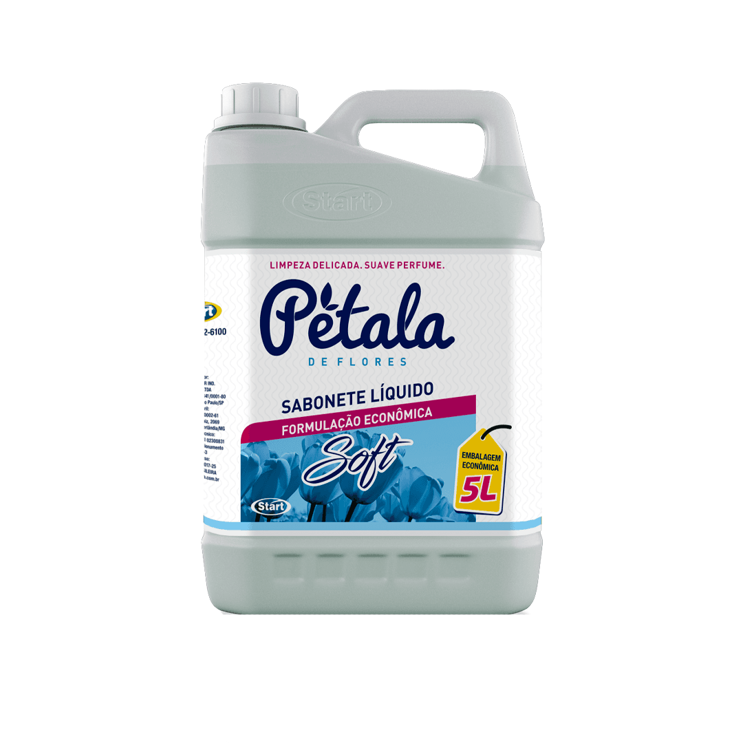 Sabonete Líquido Erva Doce Perolado Pétala de Flores Start 5L. Categoria Higiene e Cuidados. Subcategoria Sabonetes. Marca Start. Quantidade 5L. Casa Limpa em São Paulo, Rua Apinajés 1484, Sumaré.