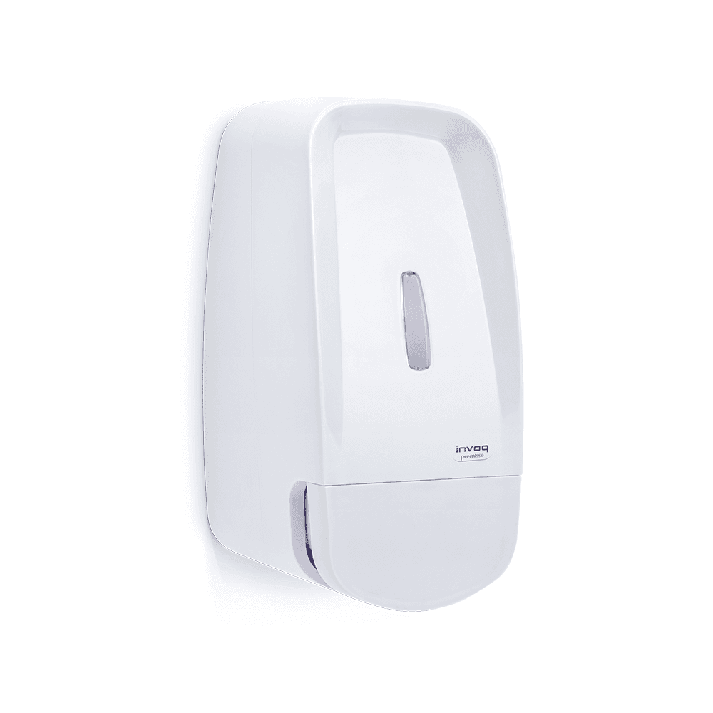 Saboneteira Branca para Refil ou Reservatório Invoq Premisse 800ml. Categoria Comércio e Indústria. Subcategoria Saboneteiras. Marca Premisse. Quantidade 1. Casa Limpa em São Paulo, Rua Apinajés 1484, Sumaré.