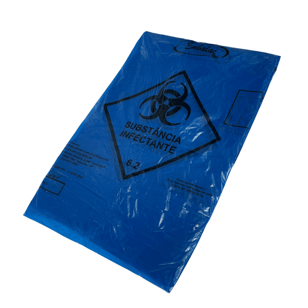 Saco 110L Hamper com Fitilho Azul Embalac 50 unidades. Categoria Sacos e Sacolas. Subcategoria Saco Hamper. Marca Embalac. Quantidade 50 Sacos. Casa Limpa em São Paulo, Rua Apinajés 1484, Sumaré.