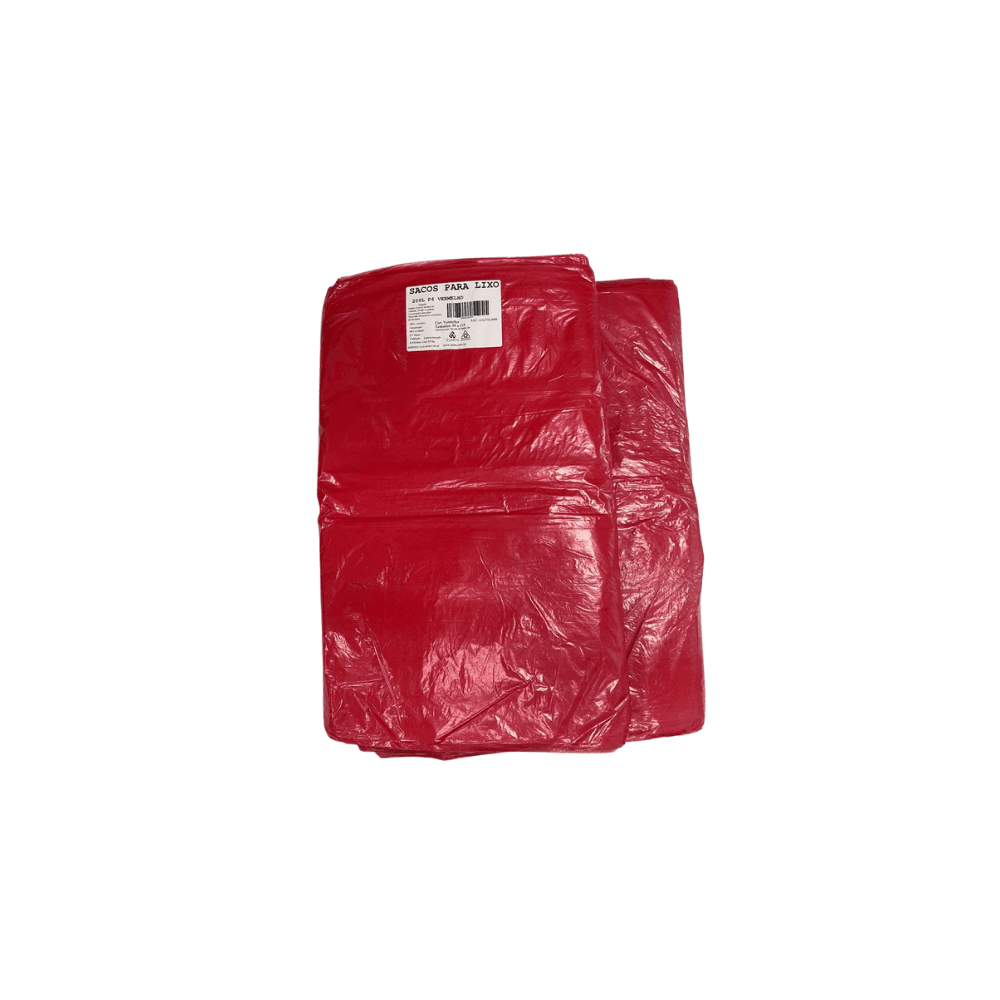 Saco de Lixo Vermelho P6 Kubera 200L. Categoria Sacos e Sacolas. Subcategoria Saco para Lixo. Marca Kubera. Quantidade 80 unidades. Casa Limpa em São Paulo, Rua Apinajés 1484, Sumaré.