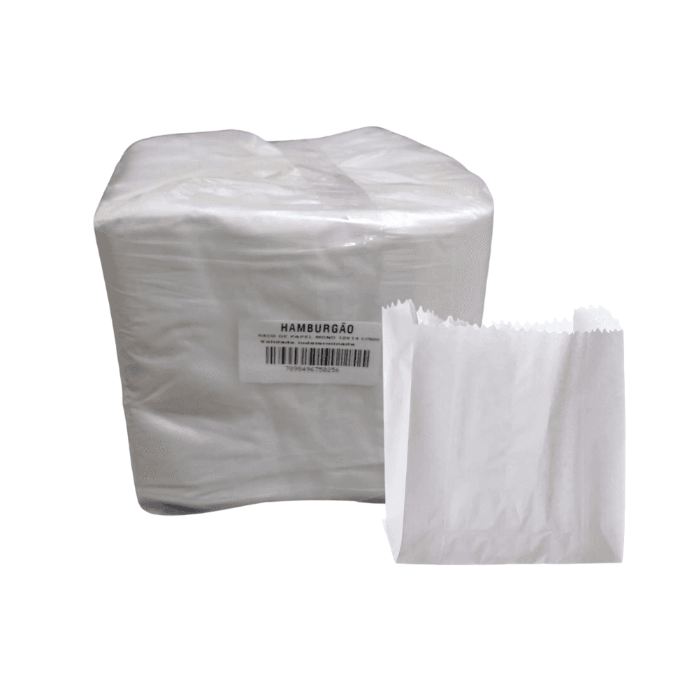 Saco para Hamburgão Cardoso Mono com 500 Unidades. Categoria Descartáveis e Embalagens. Subcategoria Sacos de Papel. Marca Cardoso Embalagens. Quantidade 500 unidades. Casa Limpa em São Paulo, Rua Apinajés 1484, Sumaré.