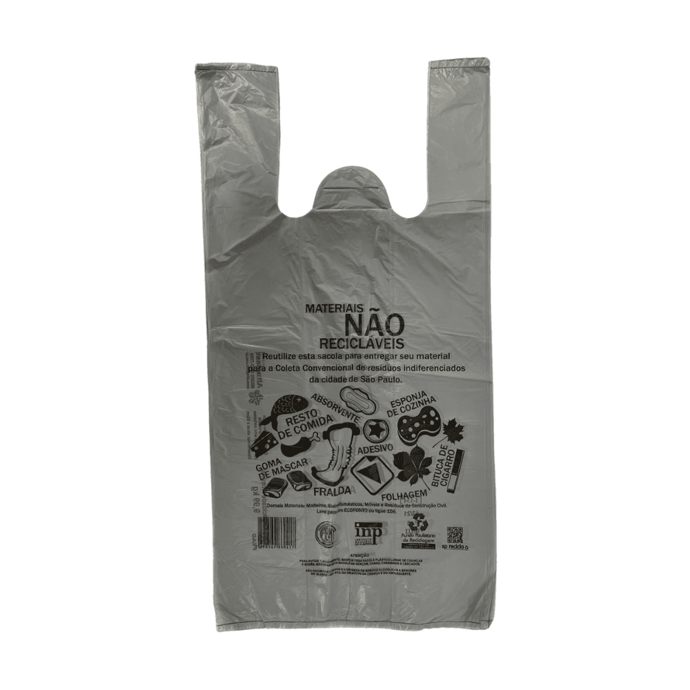 Sacola Plástica Padrão Prefeitura Cinza 48x55cm Altaplast com 500 unidades. Categoria Sacos e Sacolas. Subcategoria Sacola Plástica. Marca Altaplast. Quantidade 500 unidades. Casa Limpa em São Paulo, Rua Apinajés 1484, Sumaré.