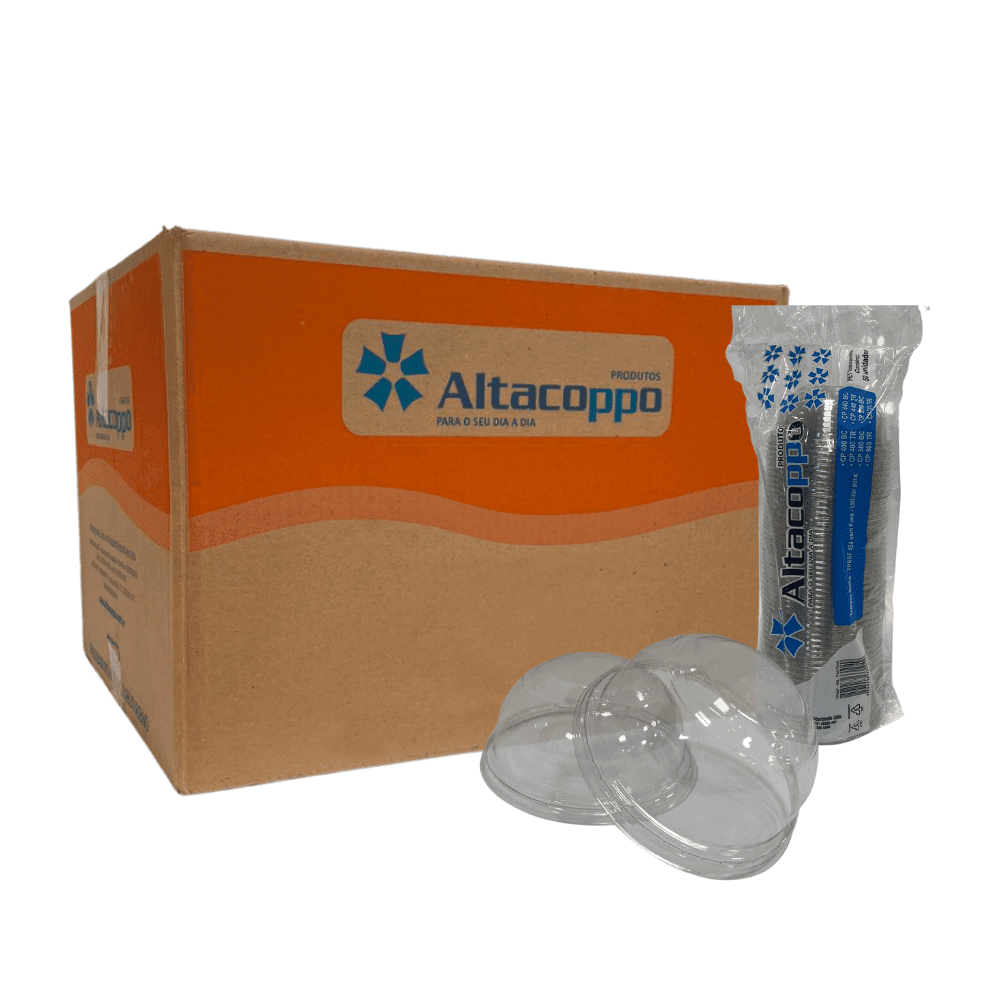 Tampa Bolha sem Furo para Copos 400,440,500 e 550ml Altacoppo 1000 unidades. Categoria Descartáveis e Embalagens. Subcategoria Tampas Descartáveis. Marca Altacoppo. Quantidade 1.000 unidades. Casa Limpa em São Paulo, Rua Apinajés 1484, Sumaré.