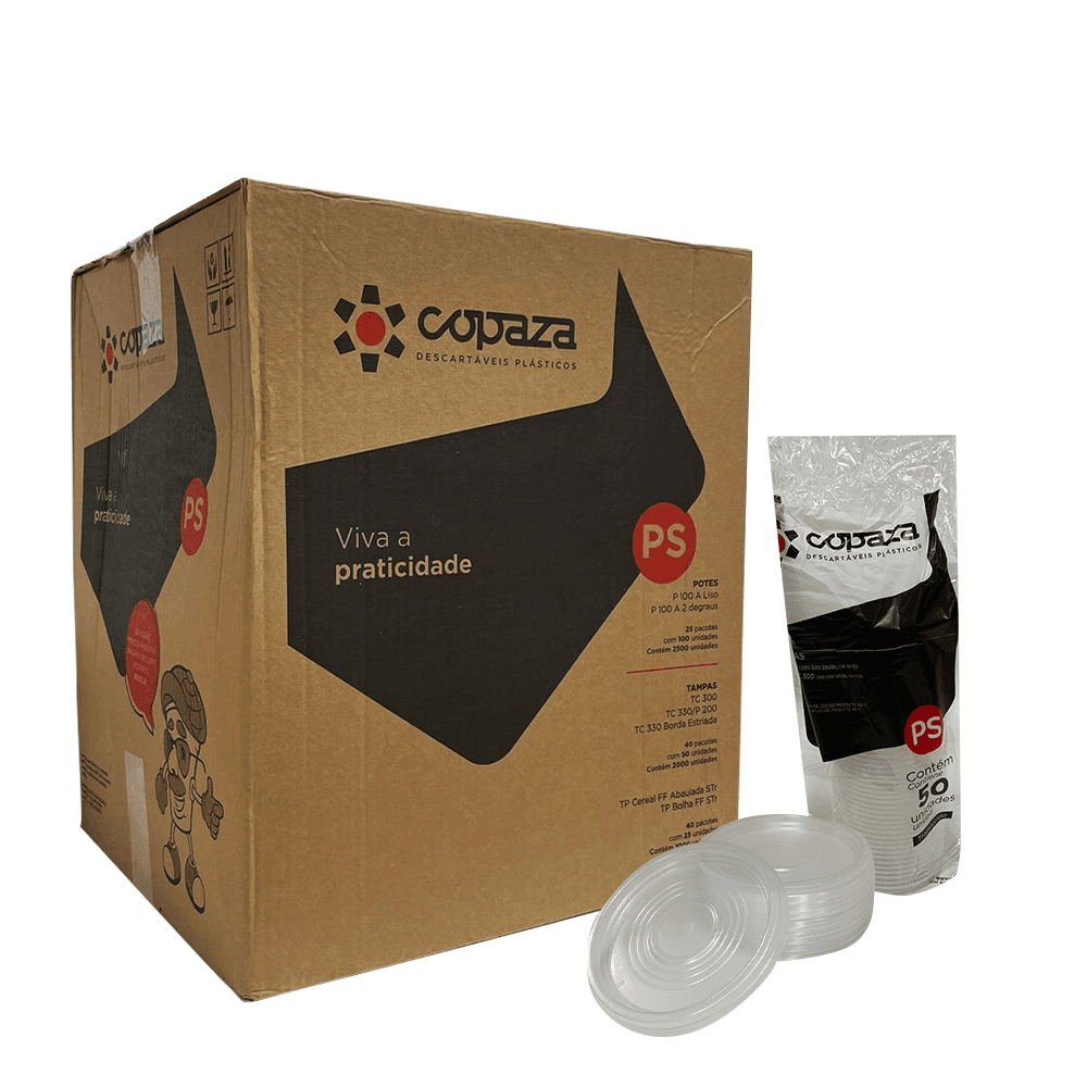 Tampa Descartável TC300 Translúcida sem Furo para Copos de 300/300ml Copaza 2.000 unidades. Categoria Descartáveis e Embalagens. Subcategoria Tampas Descartáveis. Marca Copaza. Quantidade 2000. Casa Limpa em São Paulo, Rua Apinajés 1484, Sumaré.