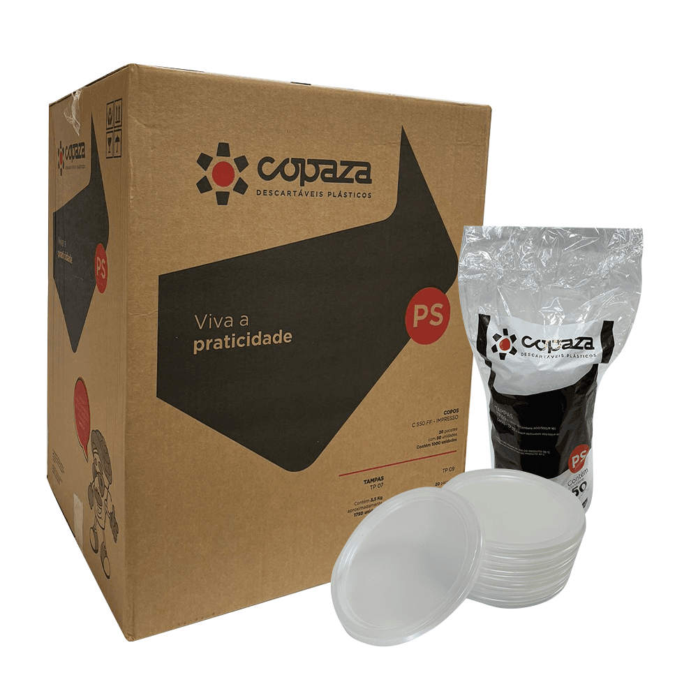 Tampa para Copo 1l Copaza TP09 1.000 unidades. Categoria Descartáveis e Embalagens. Subcategoria Tampas Descartáveis. Marca Copaza. Quantidade 1.000 unidades. Casa Limpa em São Paulo, Rua Apinajés 1484, Sumaré.
