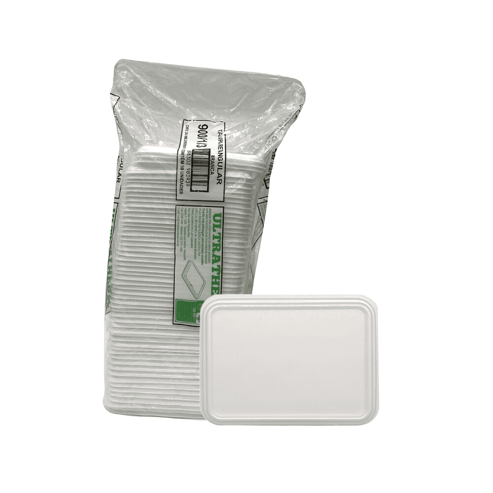 Tampa para Marmitex de Isopor Retangular 900ml Ultratherm 300 unidades. Categoria Descartáveis e Embalagens. Subcategoria Marmitex. Marca Ultratherm. Quantidade 300. Casa Limpa em São Paulo, Rua Apinajés 1484, Sumaré.