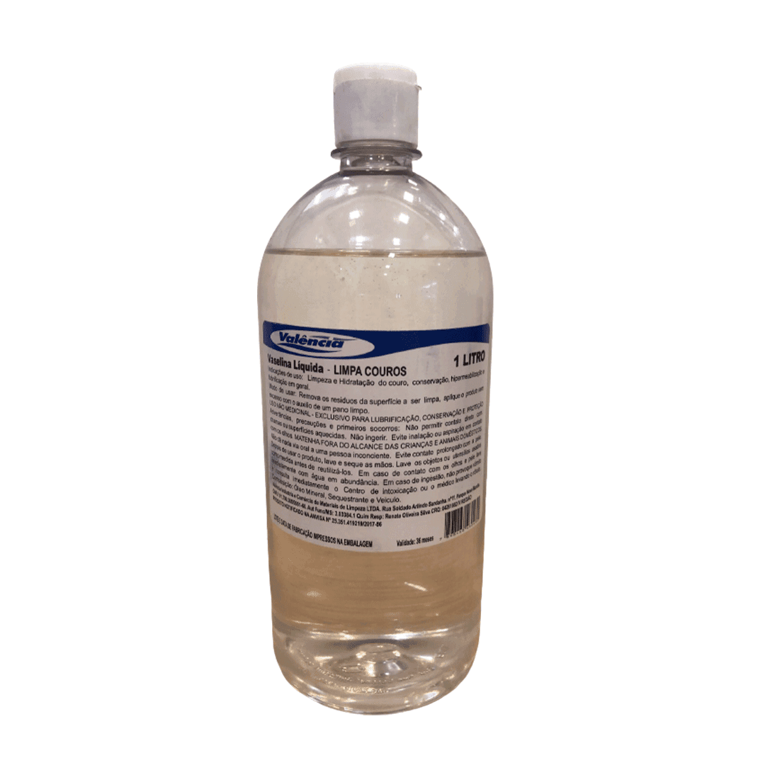 Vaselina Líquida Valência 1l. Categoria Produtos de Limpeza. Subcategoria Limpeza Automotiva. Marca Valência. Quantidade 1. Casa Limpa em São Paulo, Rua Apinajés 1484, Sumaré.