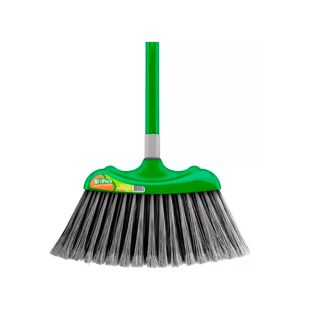 Vassoura Rua limpeza pesada com cabo Brilhus BT2012. Categoria Acessórios para Limpeza. Subcategoria Vassouras. Marca Brilhus. Quantidade 1. Casa Limpa em São Paulo, Rua Apinajés 1484, Sumaré.